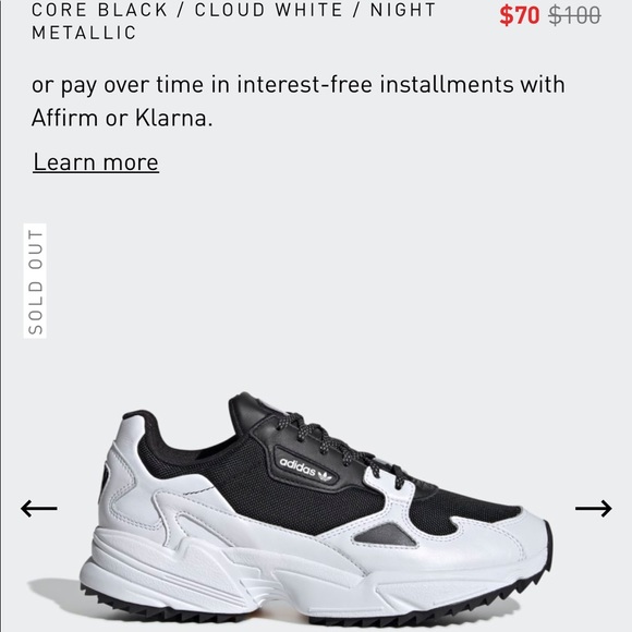 Women’s Adidas Falcon Trail Sneakers - Picture 3 of 8